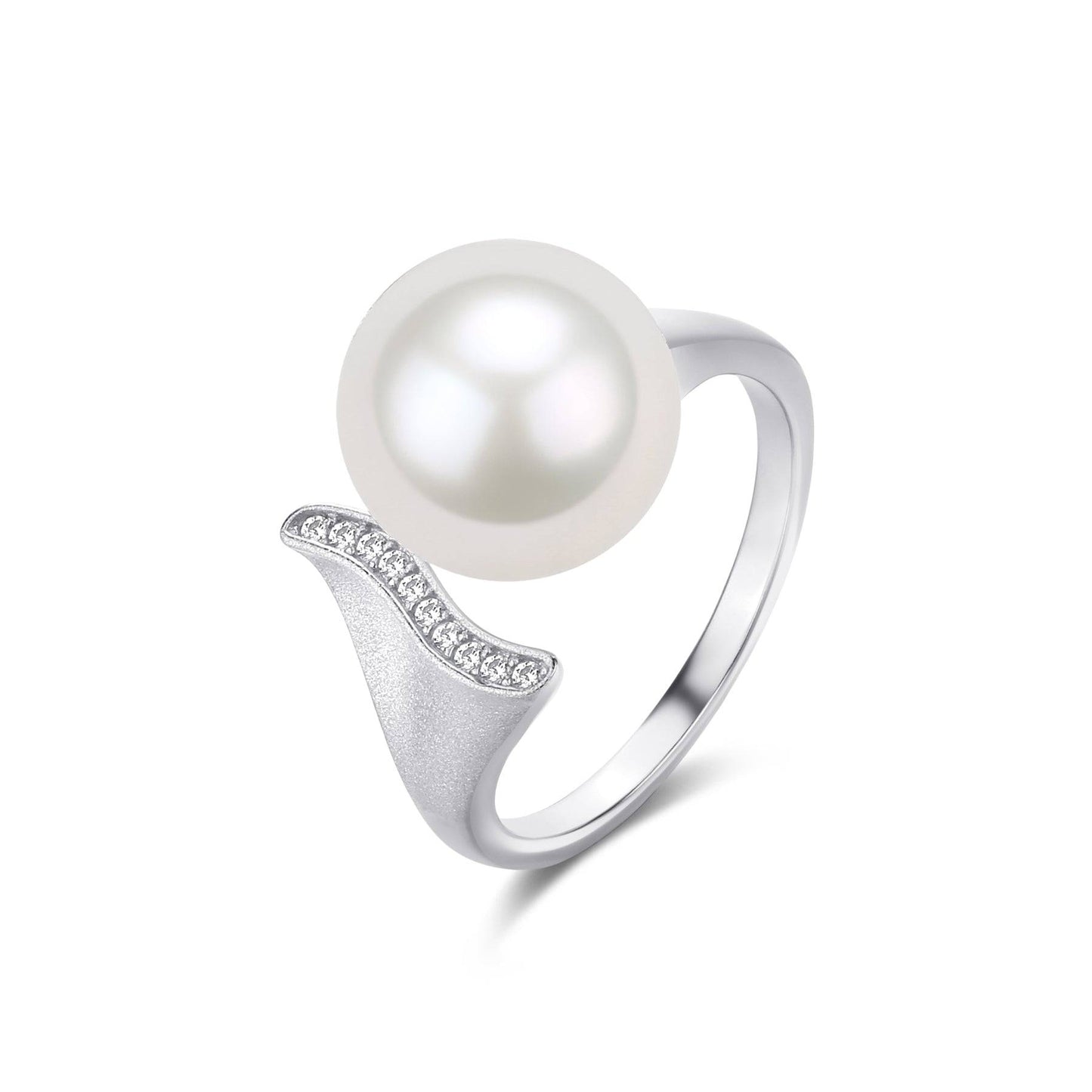 Freshwater Pearl Mermaid Ring in 10-11mm Size