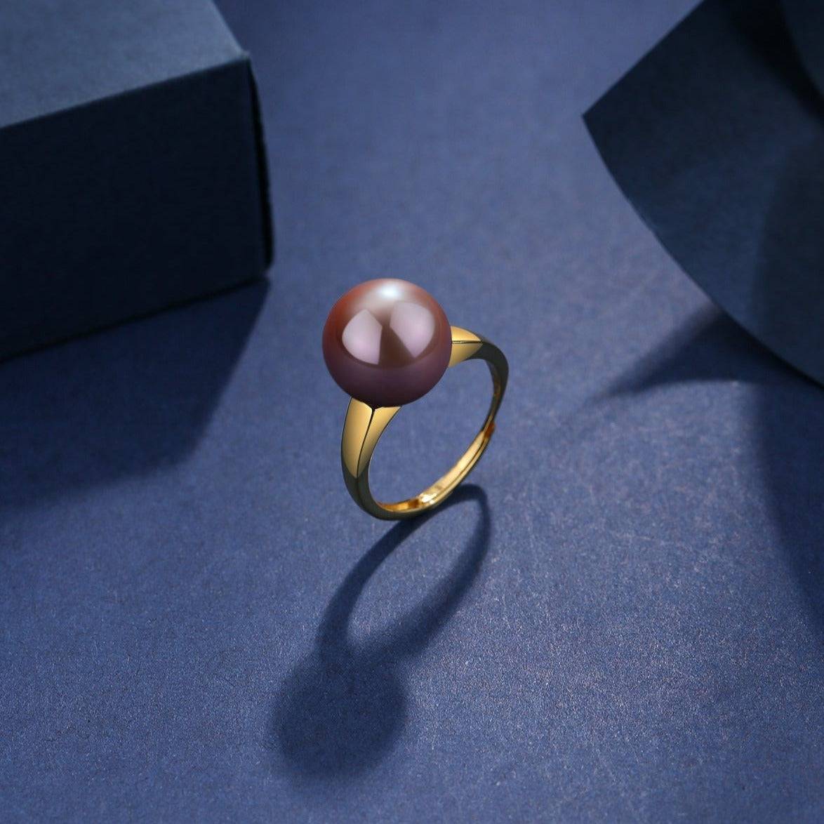 Freshwater Pearl Simple Modern Style Ring