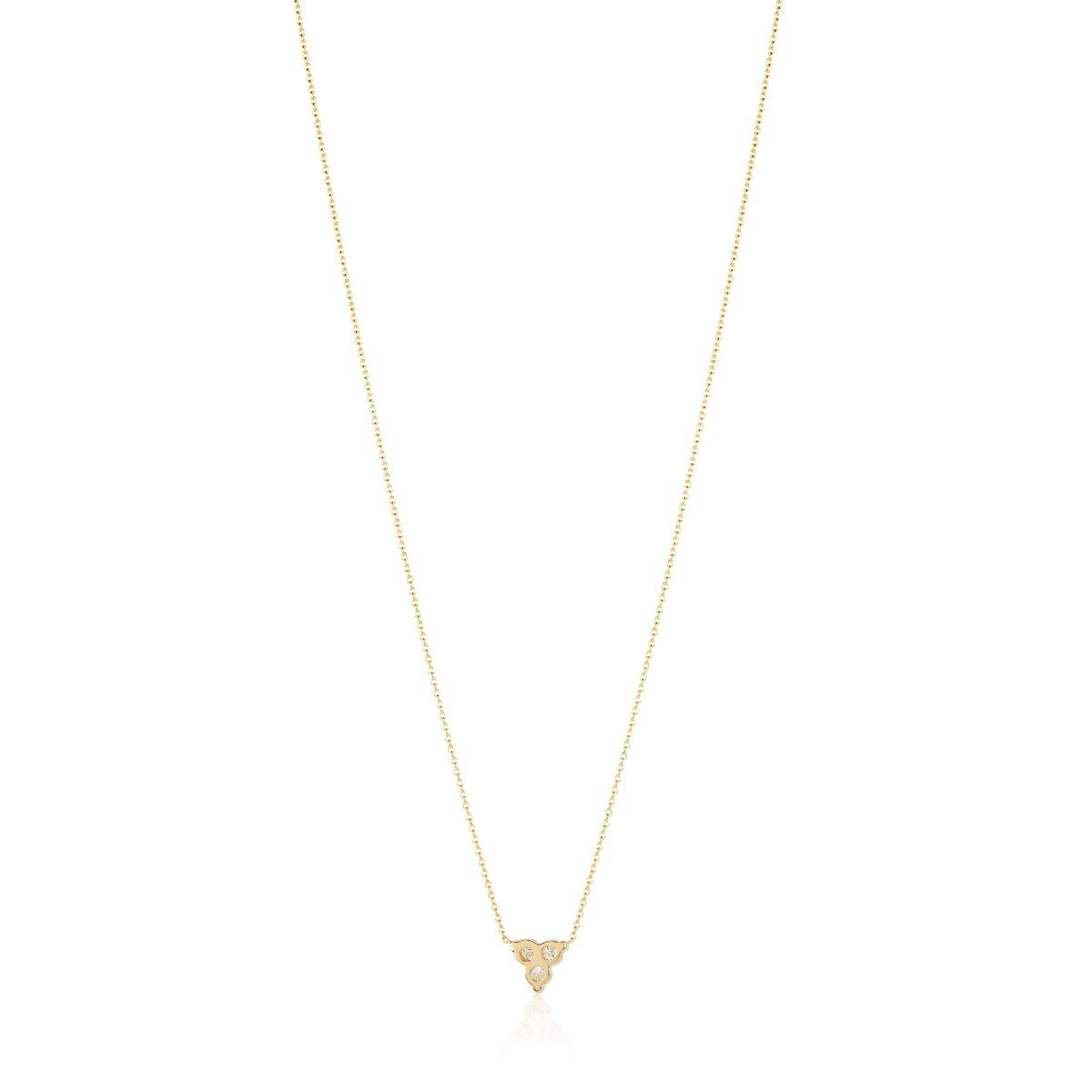 Triad Design Diamond Necklace in Gold