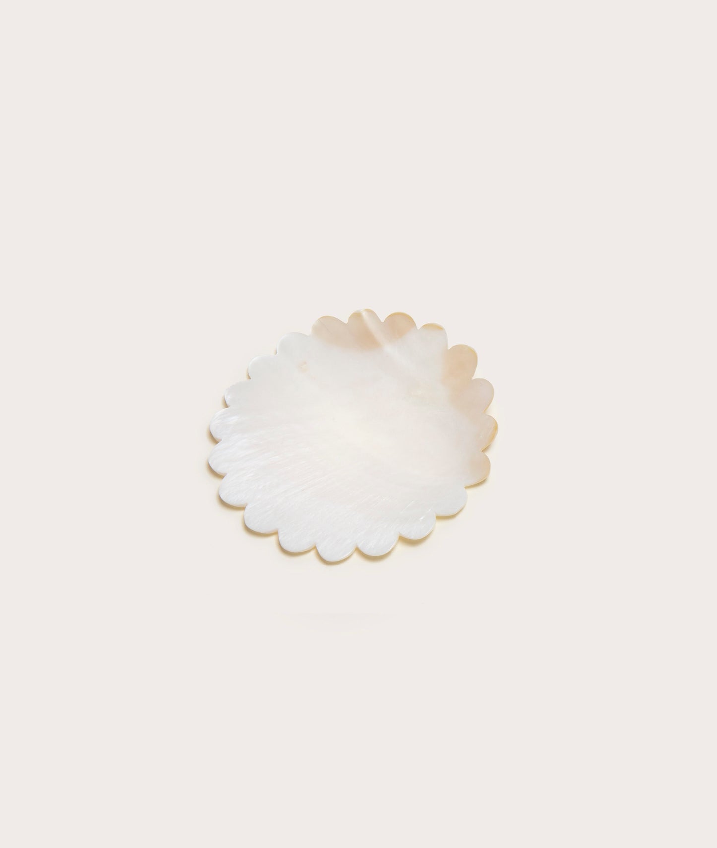 Mother of Pearl Scalloped Serving Dish