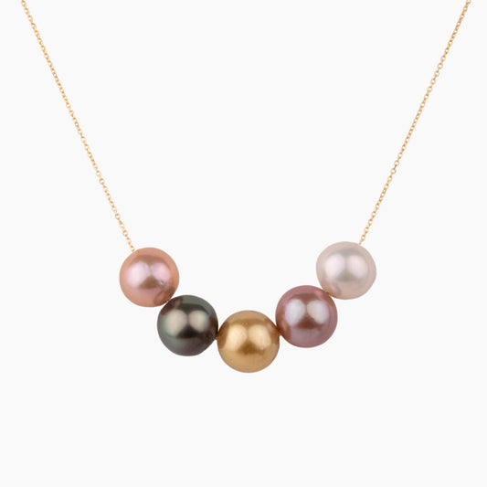 Bali Pearl Spring Necklace