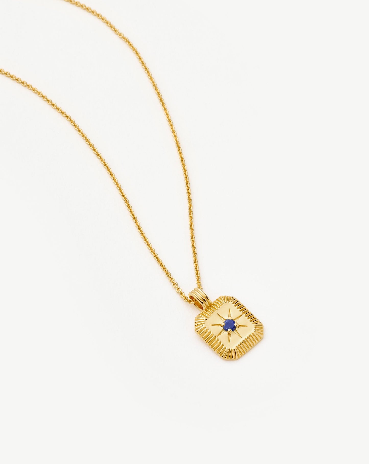 Lapis September Birthstone Pendant Necklace