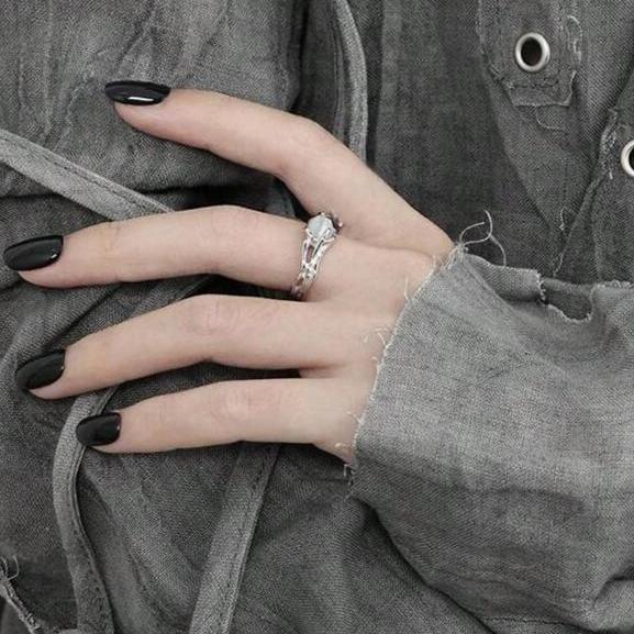 Geometric Silver Ring for Women Fashion