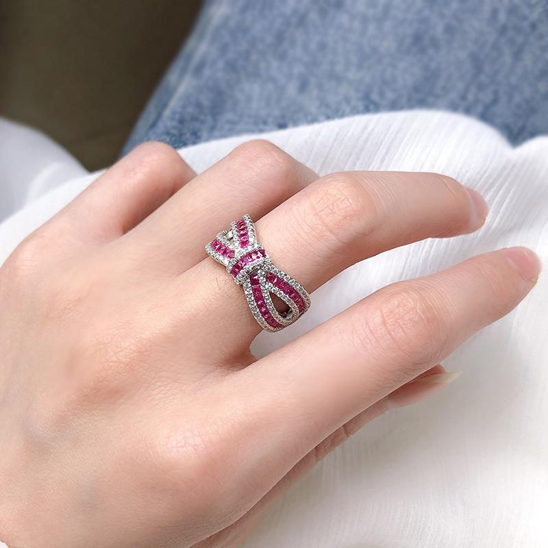 Zirconia Ring with Bright Sparkle Design