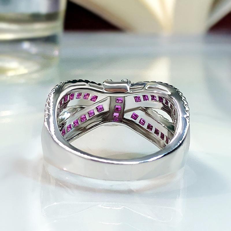 Zirconia Ring with Bright Sparkle Design