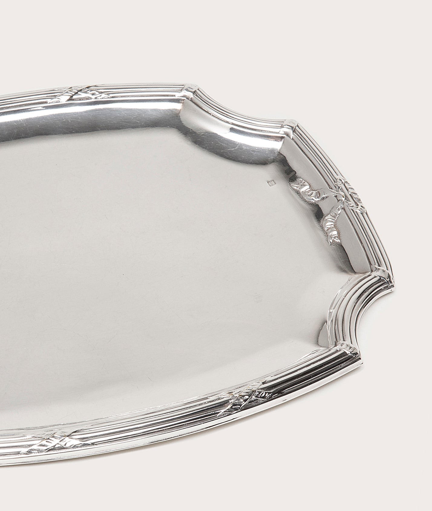 Silver Small Serving Tray for Home Use