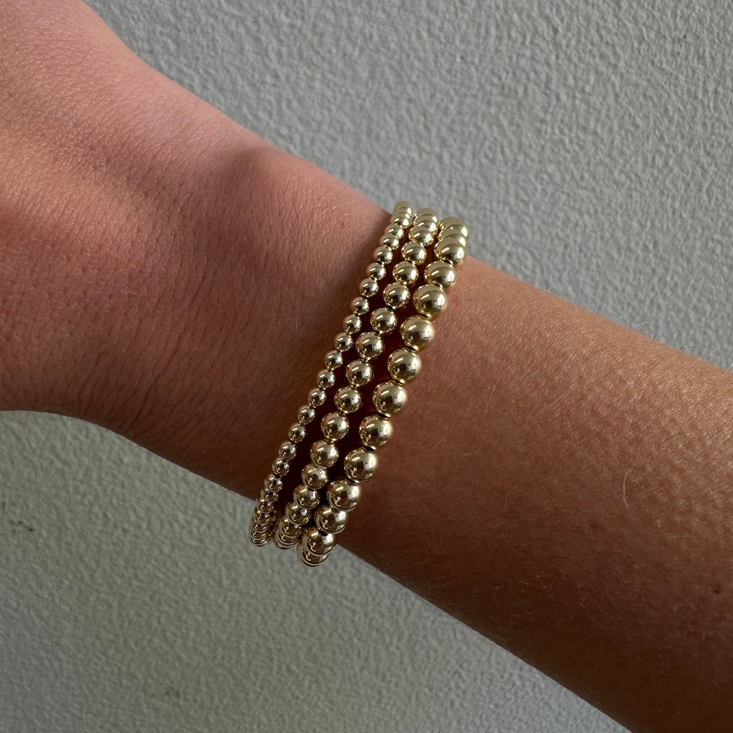 Triple Stack Bracelet in Varying Sizes