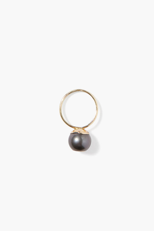 14k Tahitian Pearl Iris Ring