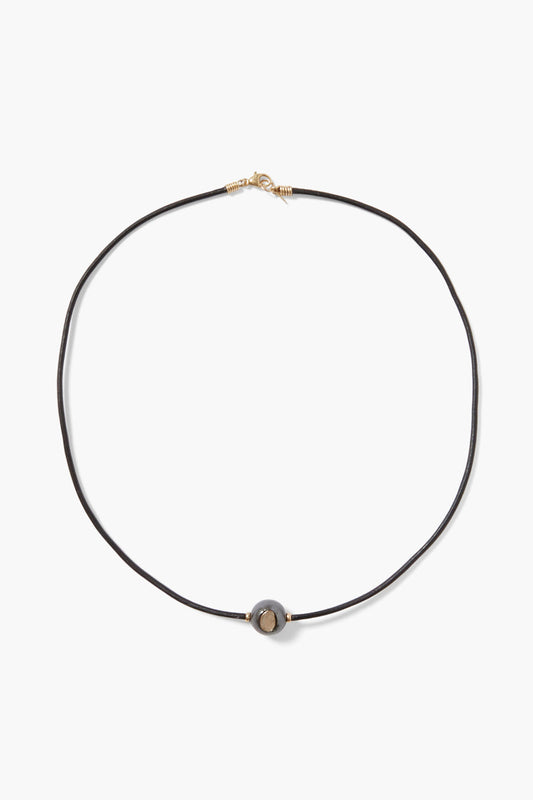 14k Necklace with Tahitian Pearl Design