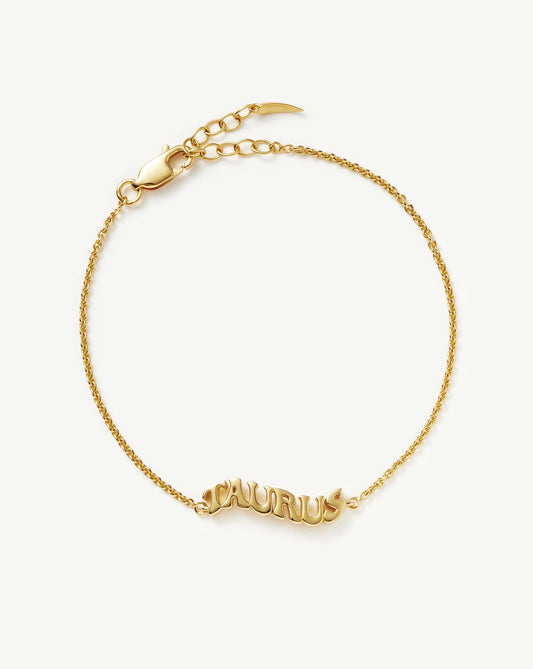 Taurus Zodiac Sign Bracelet in Stylish Design